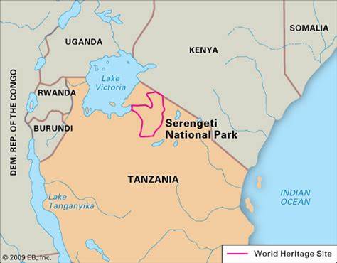 Serengeti National Park Map