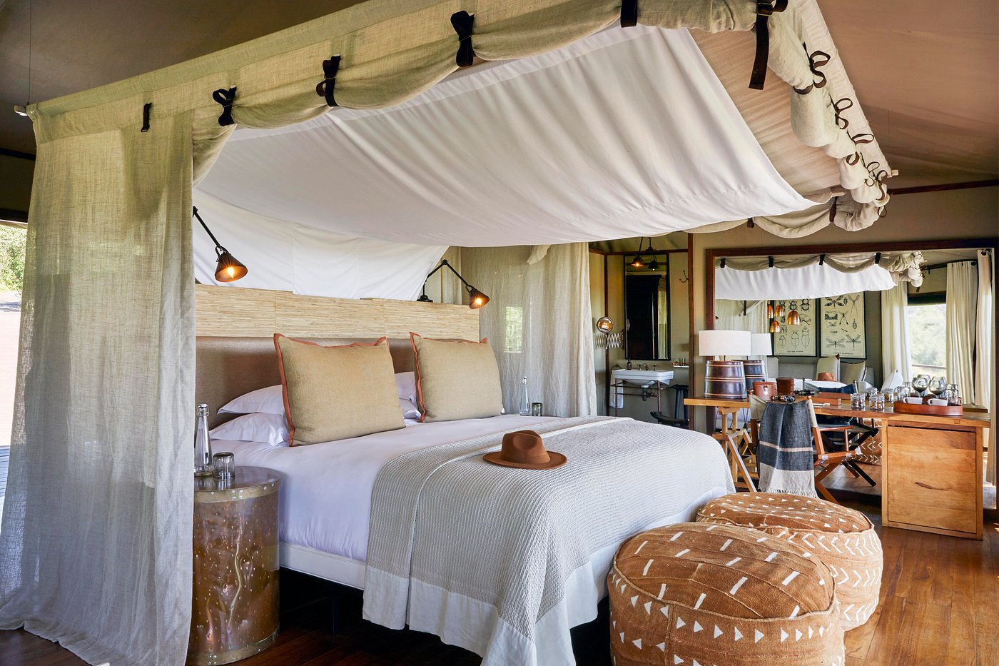 A suite in Mwiba Lodge in Serengeti Tanzania