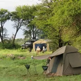 Mobile camps in Tanzania
